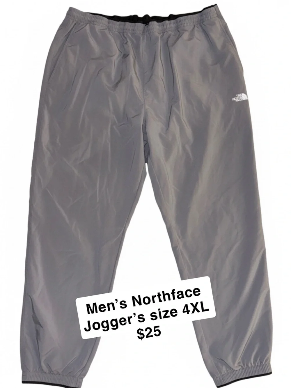 The North Face Men's Light Gray Jogger Pants